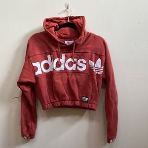 Cropped adidas hoodie